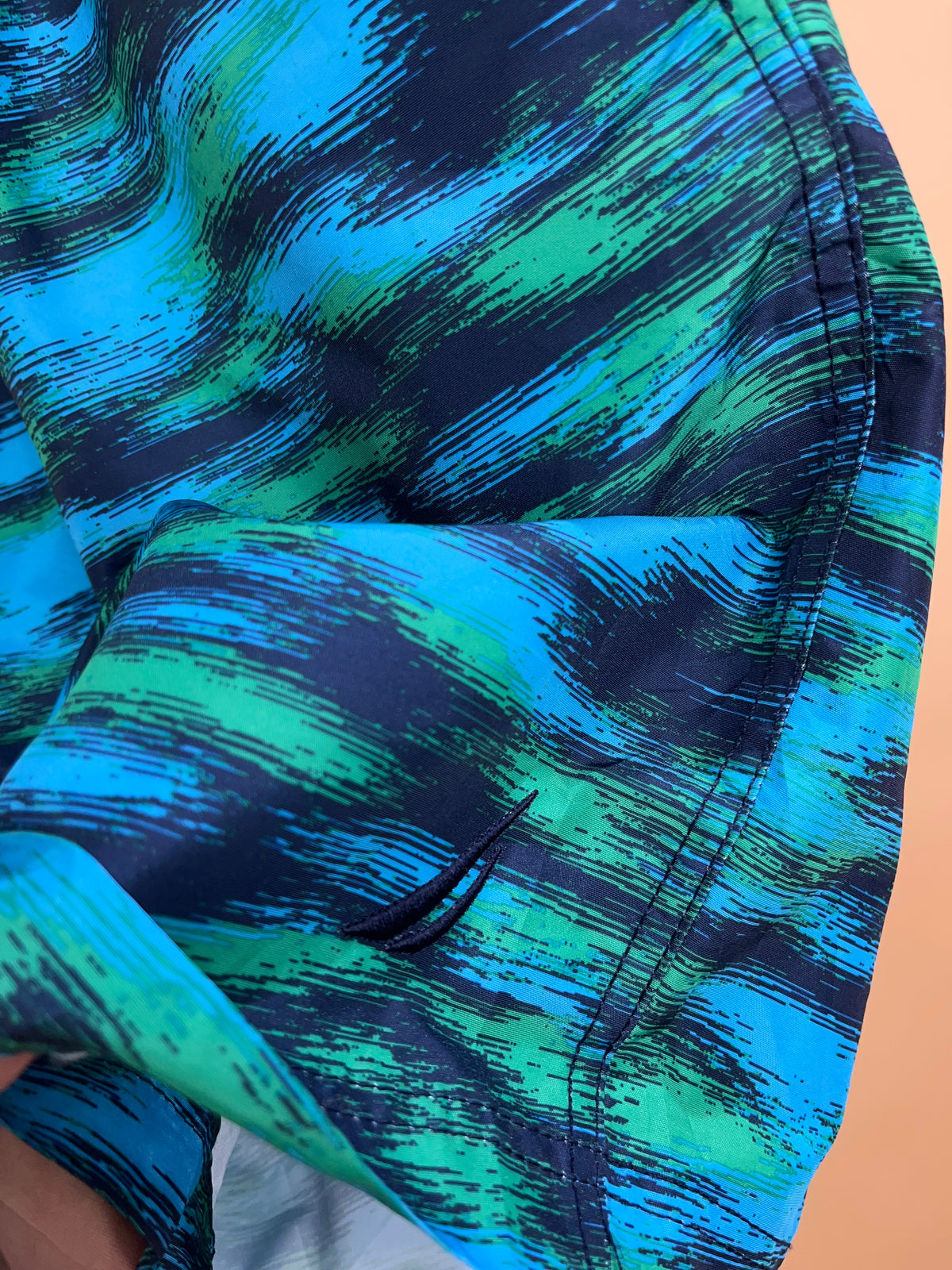Y2k Nautica Gradient Swim Shorts - L