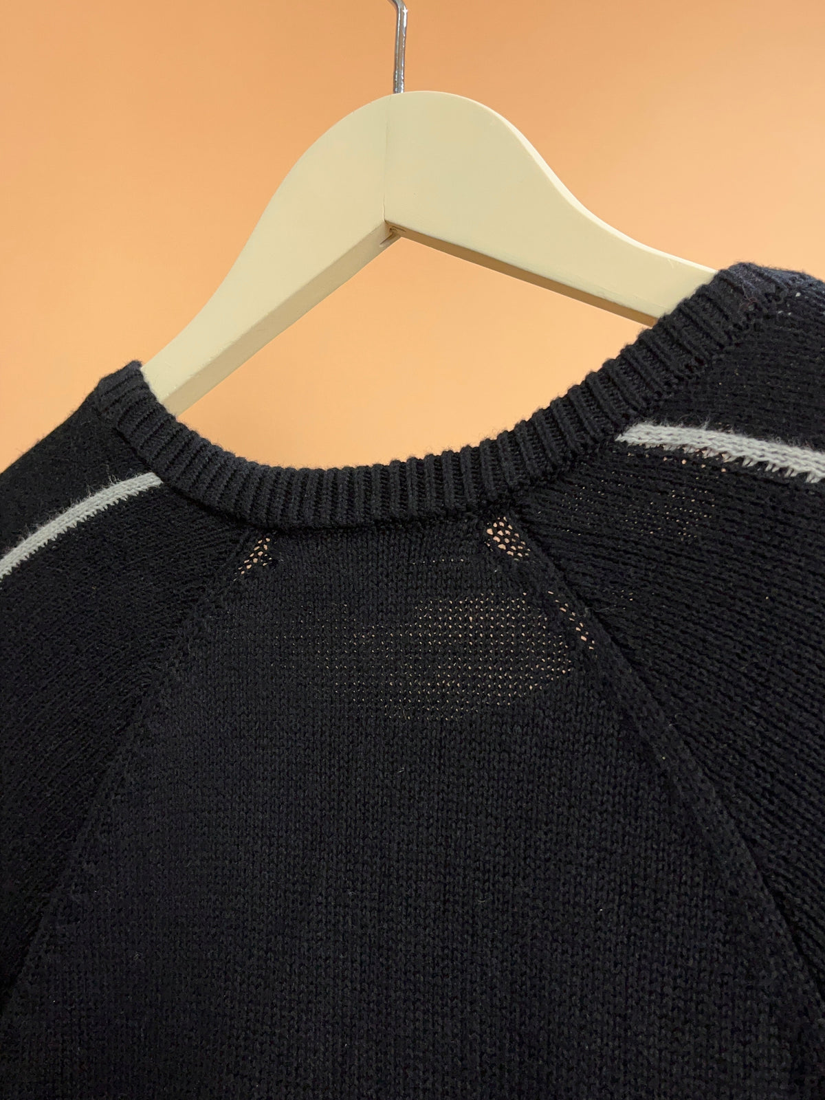 Y2K Michael Kors Black Logo Sleeve Knit - L
