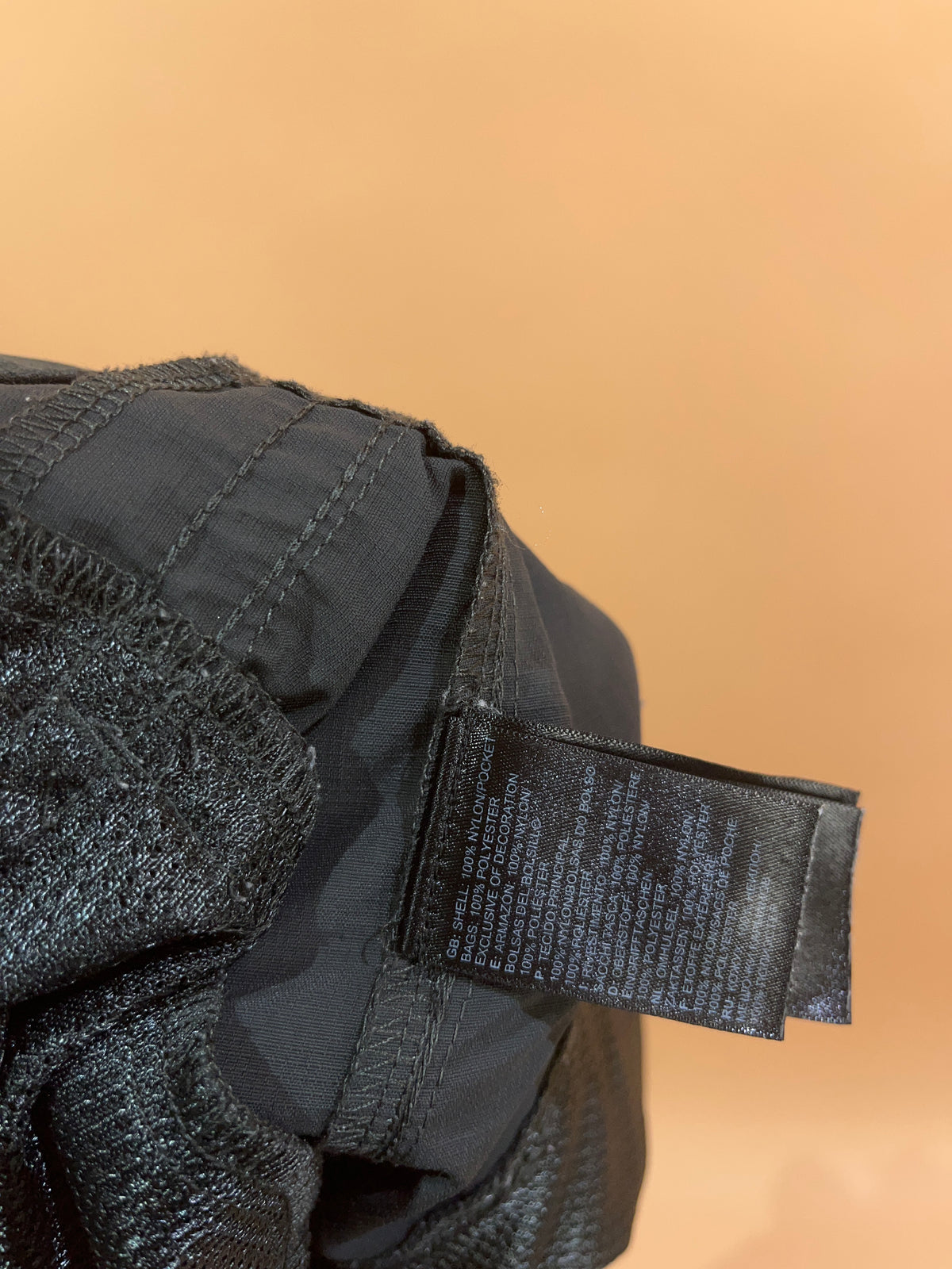 Y2k The North Face 'TNF' Black Ripstop Hiker Shorts - 33"