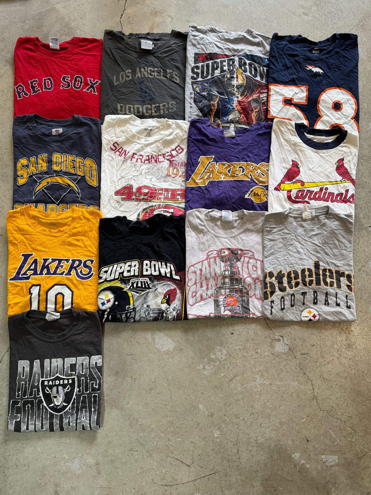 Pro Sport Vintage T-Shirt Bundle (13 tees)