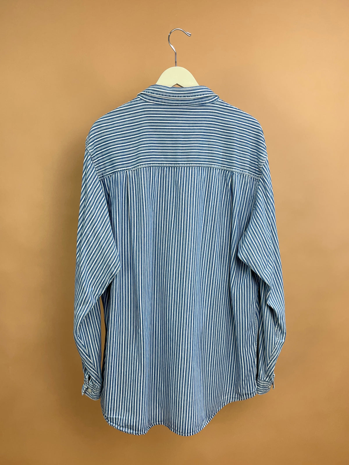 1990s GreatLand Hickory Stripe Cotton Shirt - XL