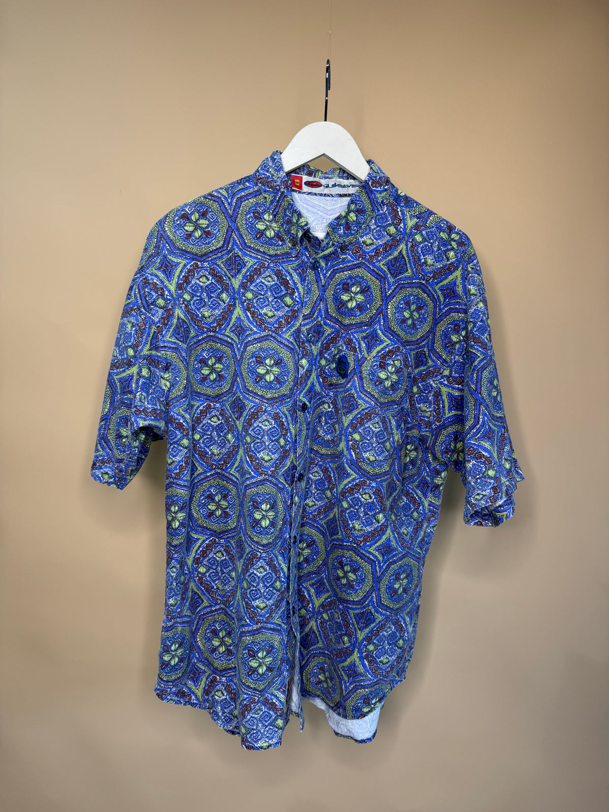 1990s Quicksilver Button-up Shirt - M