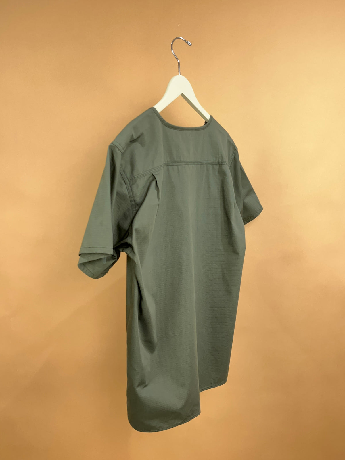 Y2K Carhartt olive brown ripstop utility shirt — Arkive Vintage