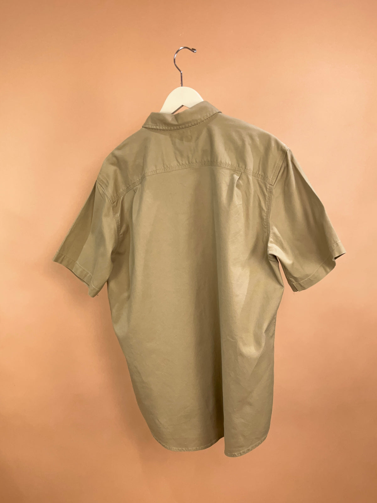Carhartt Biege Canvas Workwear Shirt - L