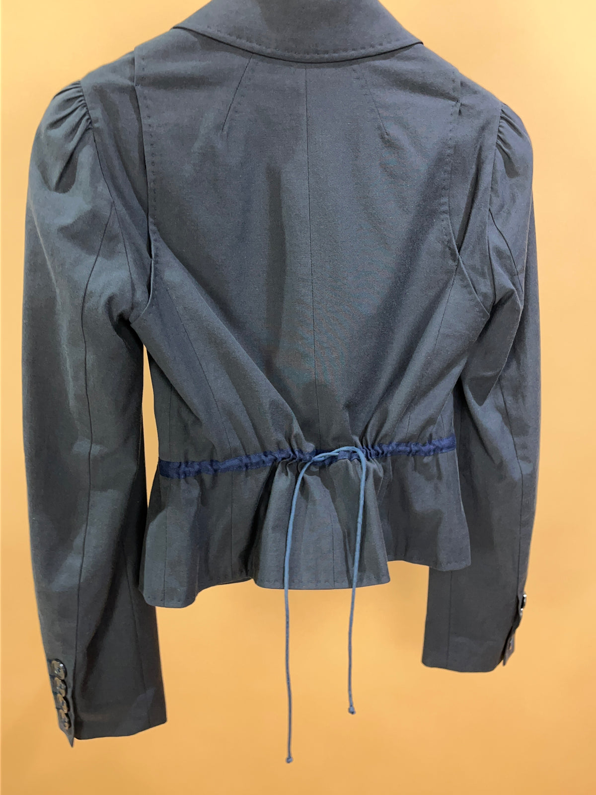 Y2K Marc By Marc Jacobs Black Peaked Lapel Blazer - M
