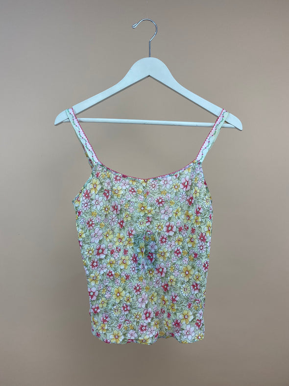 Y2K Floral Cami