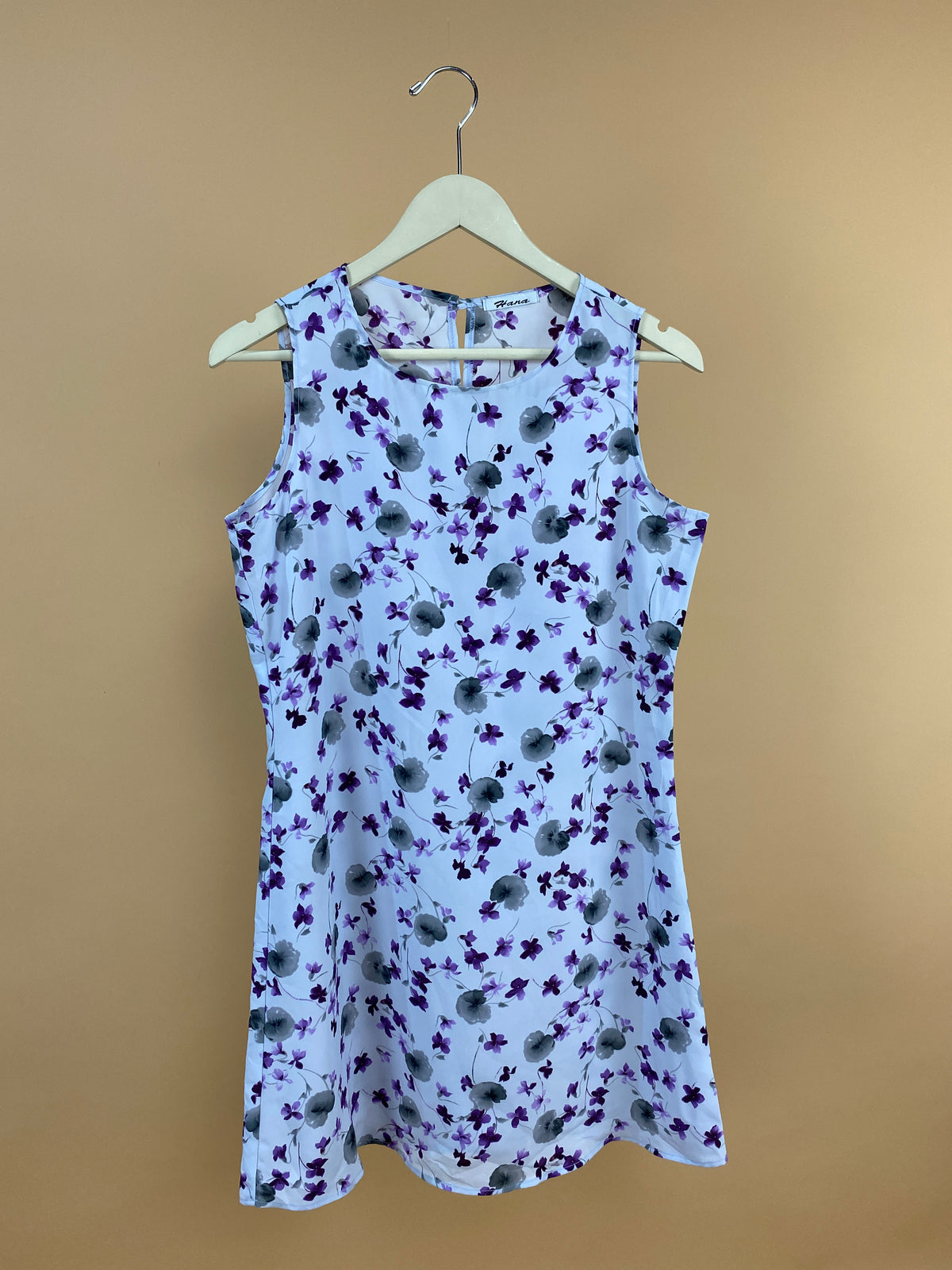 1990s Floral Shift Dress - 10