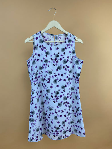 1990's Floral Shift Dress