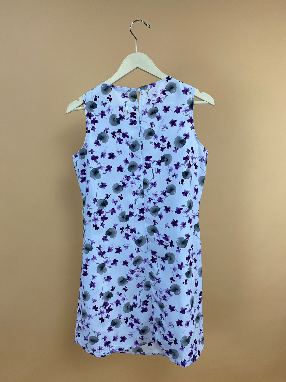 1990s Floral Shift Dress - 10