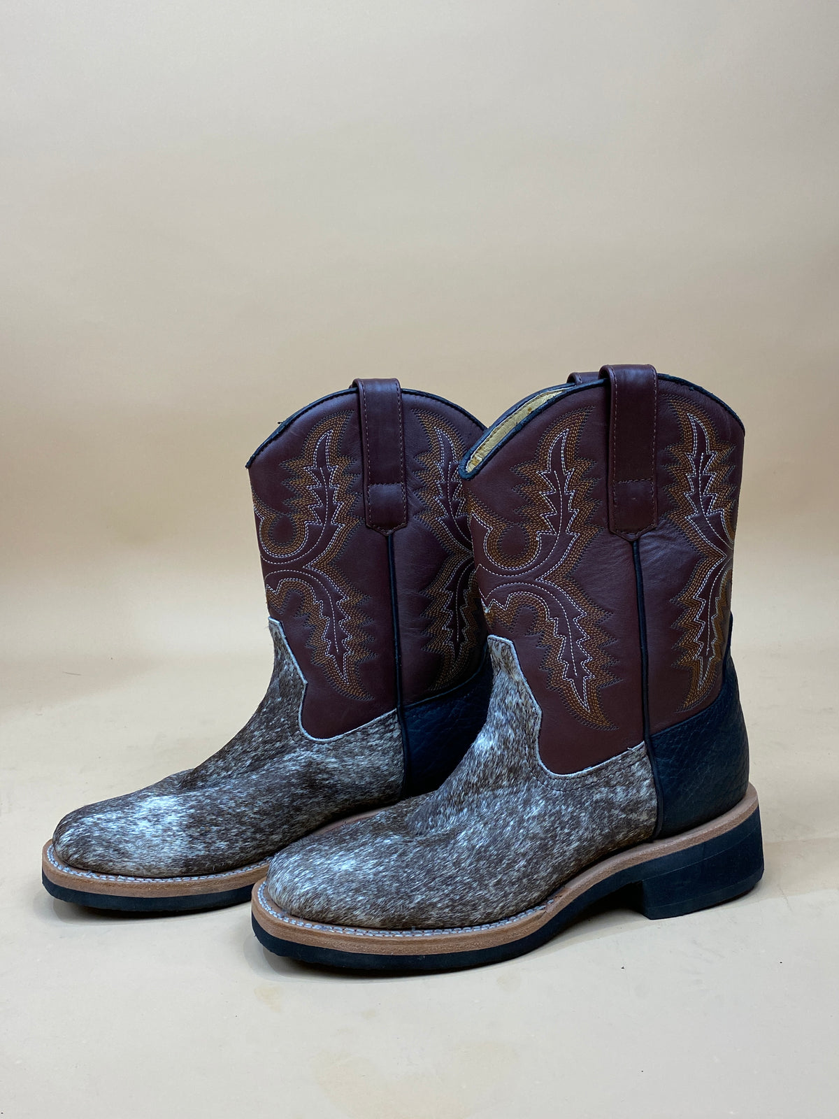 Roper Pony Hair Western Boots - AU 9 Mens