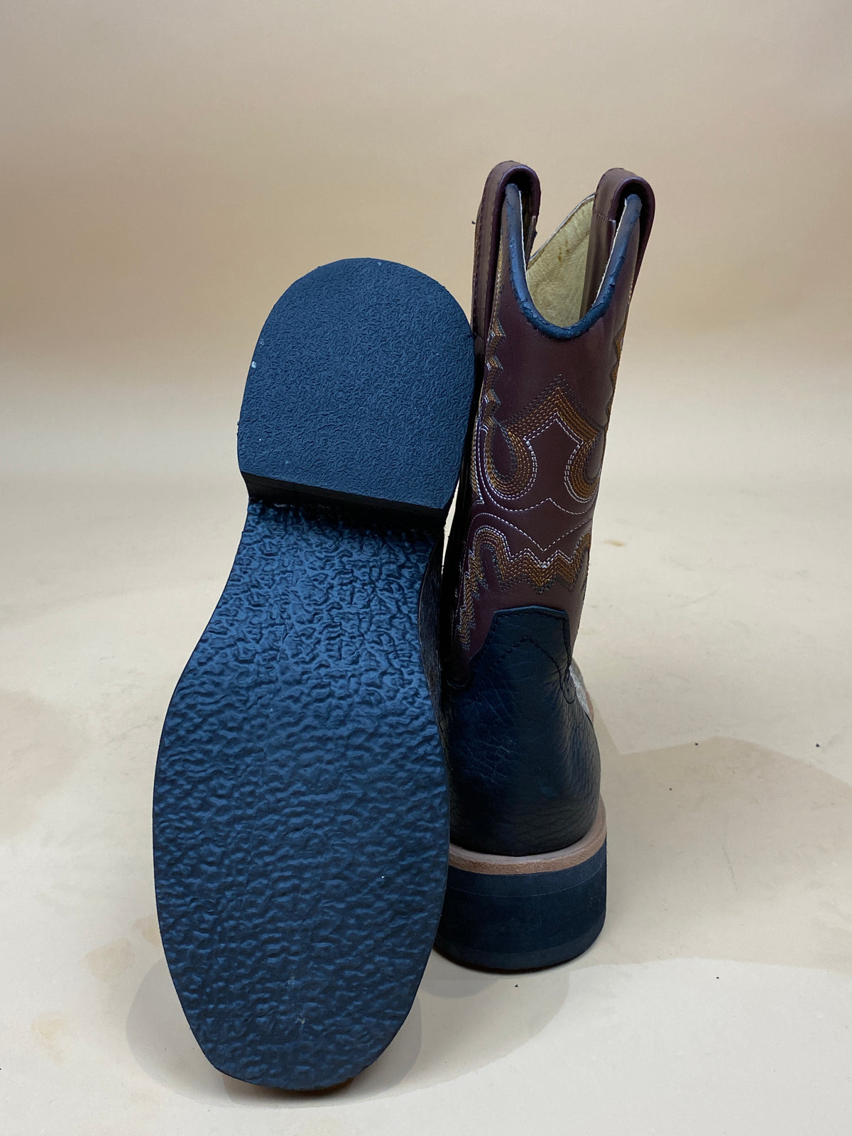 Roper Western boots in pony hair leather upper — Arkive Vintage