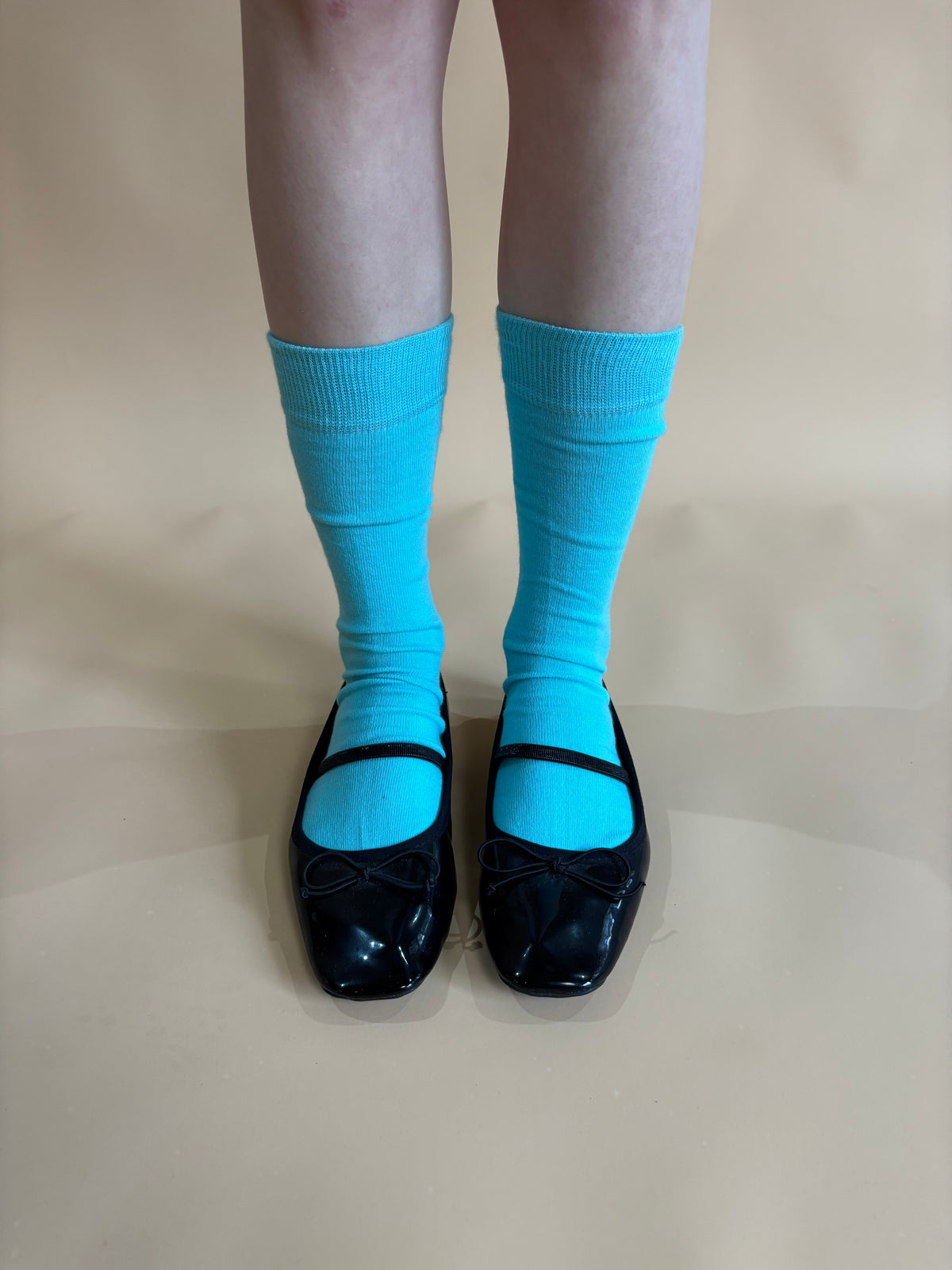 Unisex Misty Teal Ankle Socks