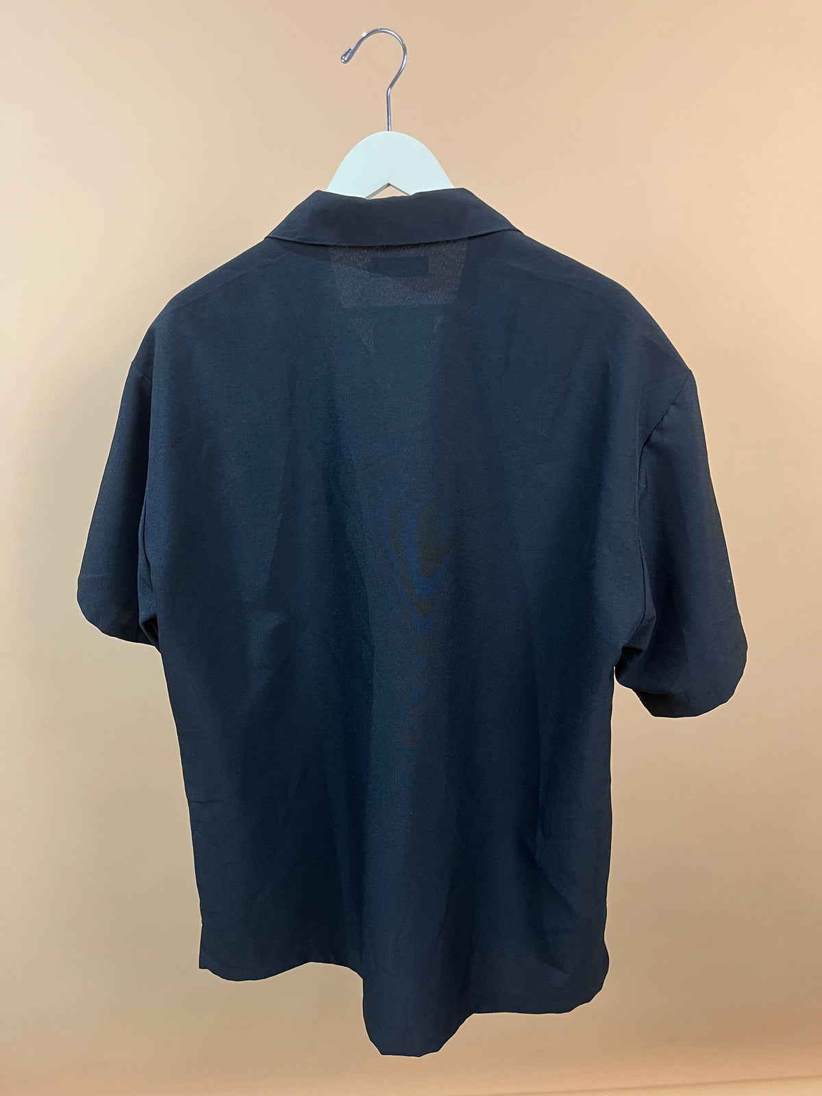 Y2K Black Flame & Dice Shirt - XL