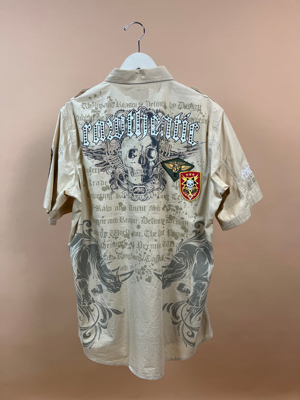 Y2K Cream 'ECKO UNLTD' Shirt