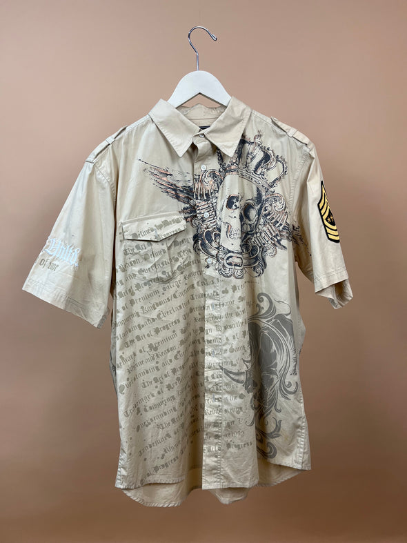 Y2K Cream 'ECKO UNLTD' Shirt