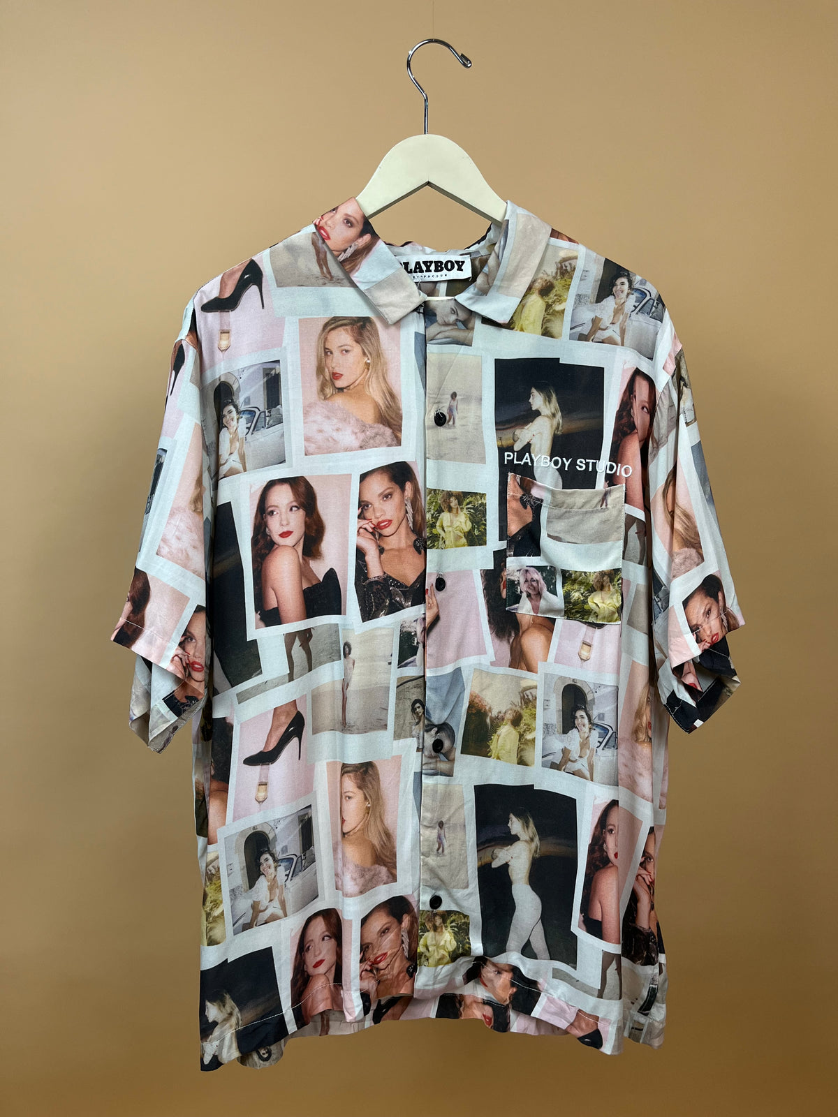 Y2K Photoshoot Playboy Shirt - L