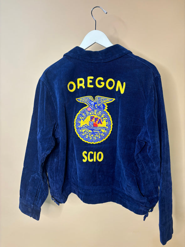 Made In U.S.A 'FFA' Corduroy Oregon Zip Jacket