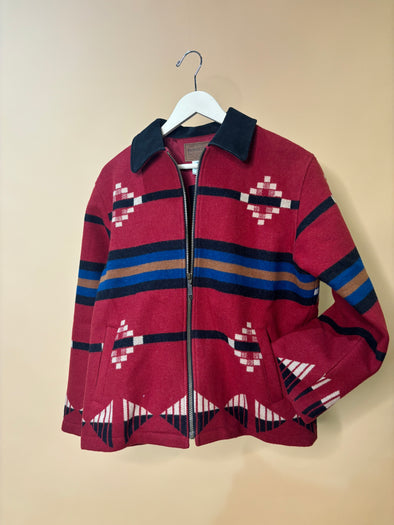 'Pendleton' Western Style Blanket Coat