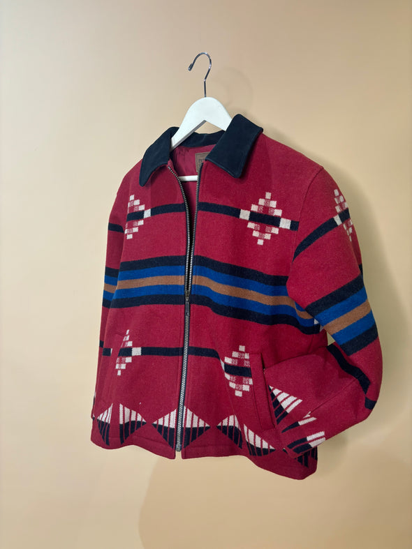 'Pendleton' Western Style Blanket Coat