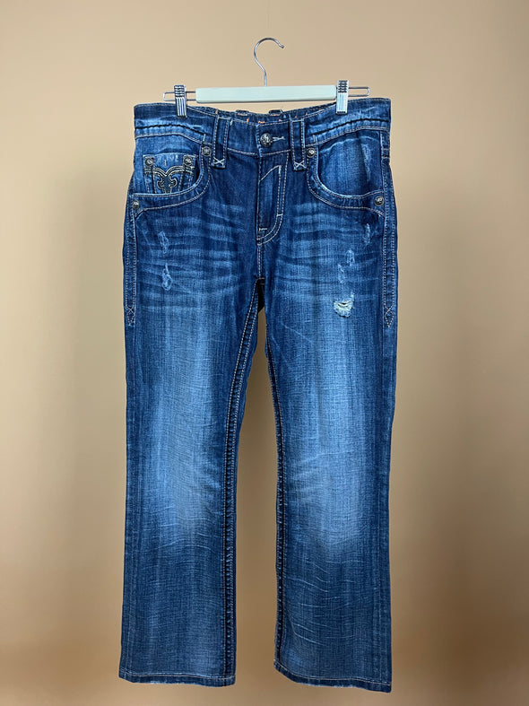 Y2K 'Rock Revival' Vintage Washed Jeans