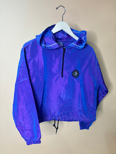 '1980's' 'Ocean Pacific' Iridescent Hooded Windbreaker