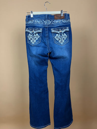 Y2K Embellished Flared Jeans