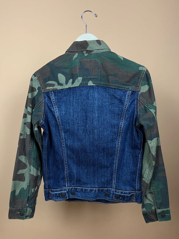 Y2K 'Levi's' x 'Strauss & Co' Camo & Denim Jacket