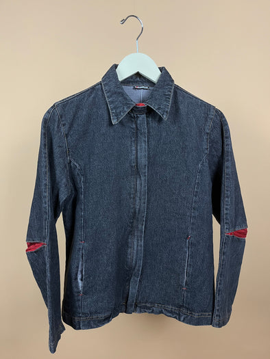 Y2K Dark Washed Denim Jacket