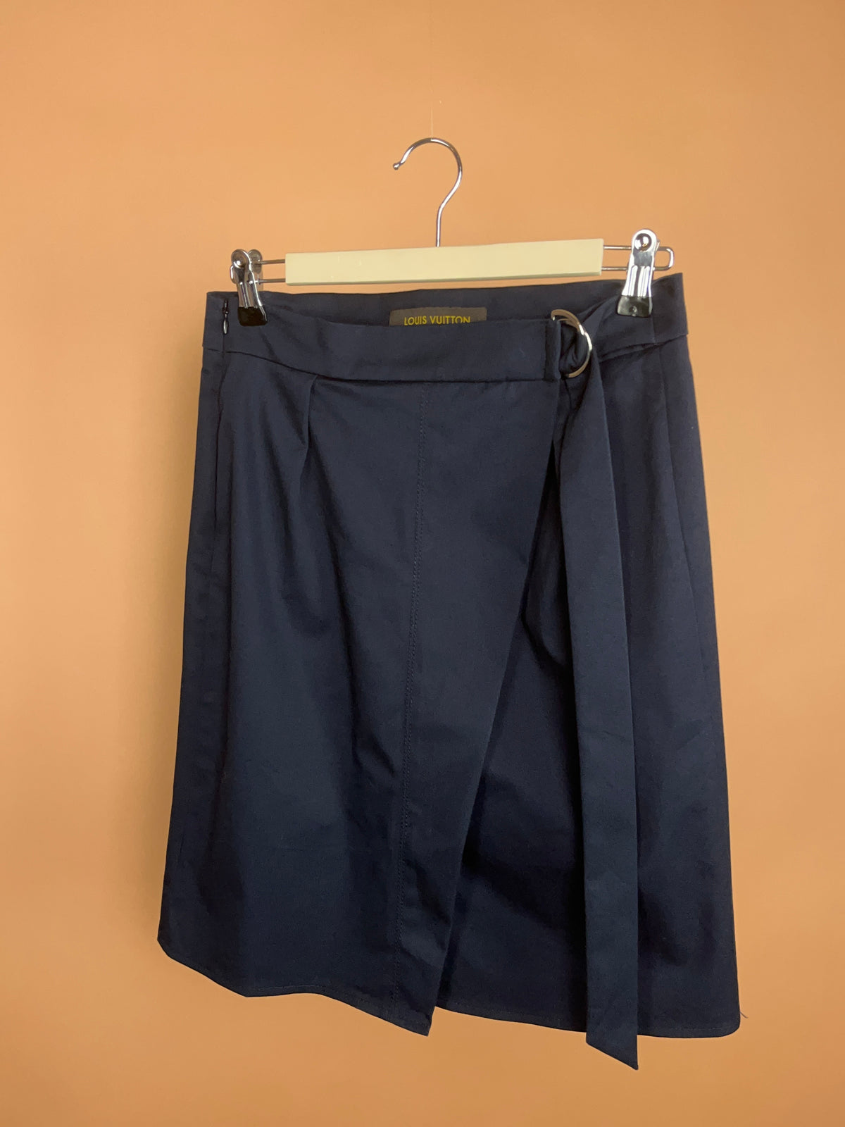 Louis Vuitton Uniformes Navy D-Ring Skirt - 29"