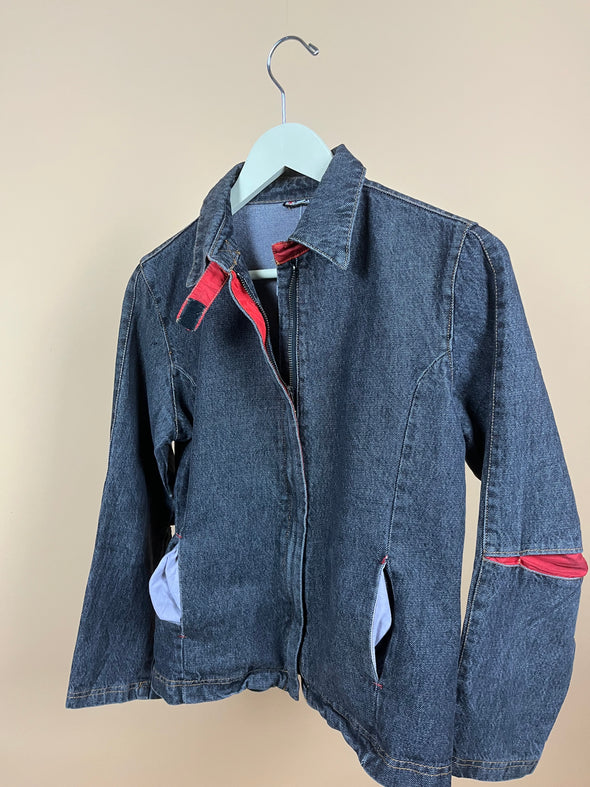 Y2K Dark Washed Denim Jacket