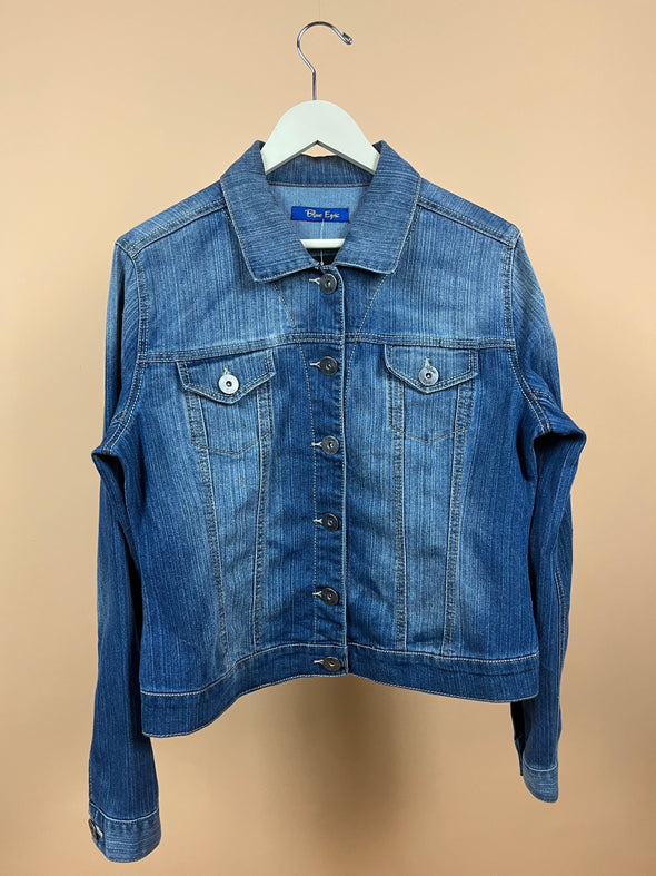 Y2K Medium Blue Wash Denim jacket