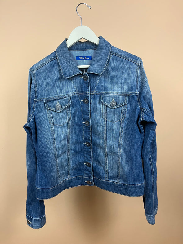 Y2K Medium Blue Wash Denim jacket