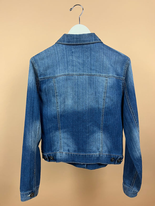 Y2K Medium Blue Wash Denim jacket
