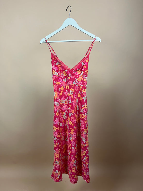 Y2K Strappy Floral Dress