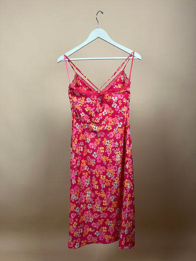 Y2K Strappy Floral Dress