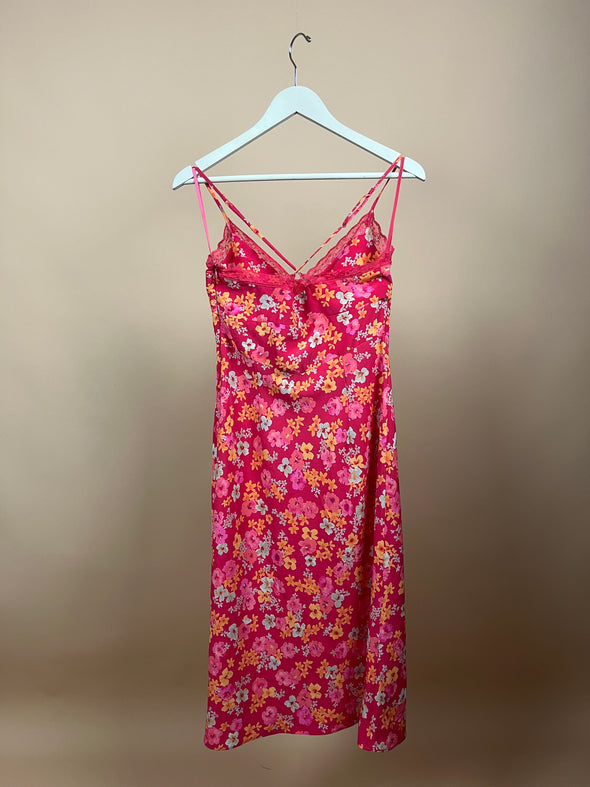Y2K Strappy Floral Dress