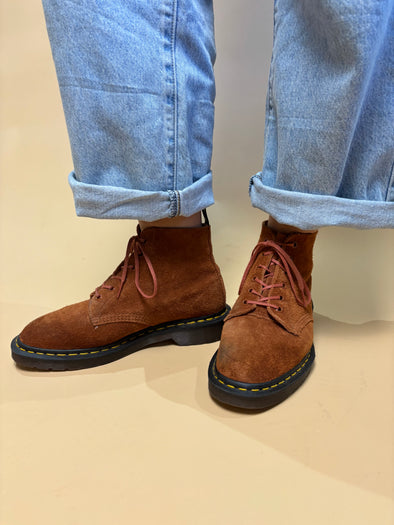1990's Dr Martens Rare Ochre Suede Ankle Boots