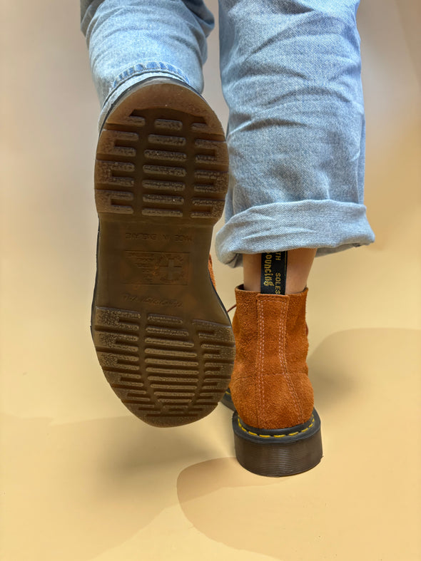 1990's Dr Martens Rare Ochre Suede Ankle Boots