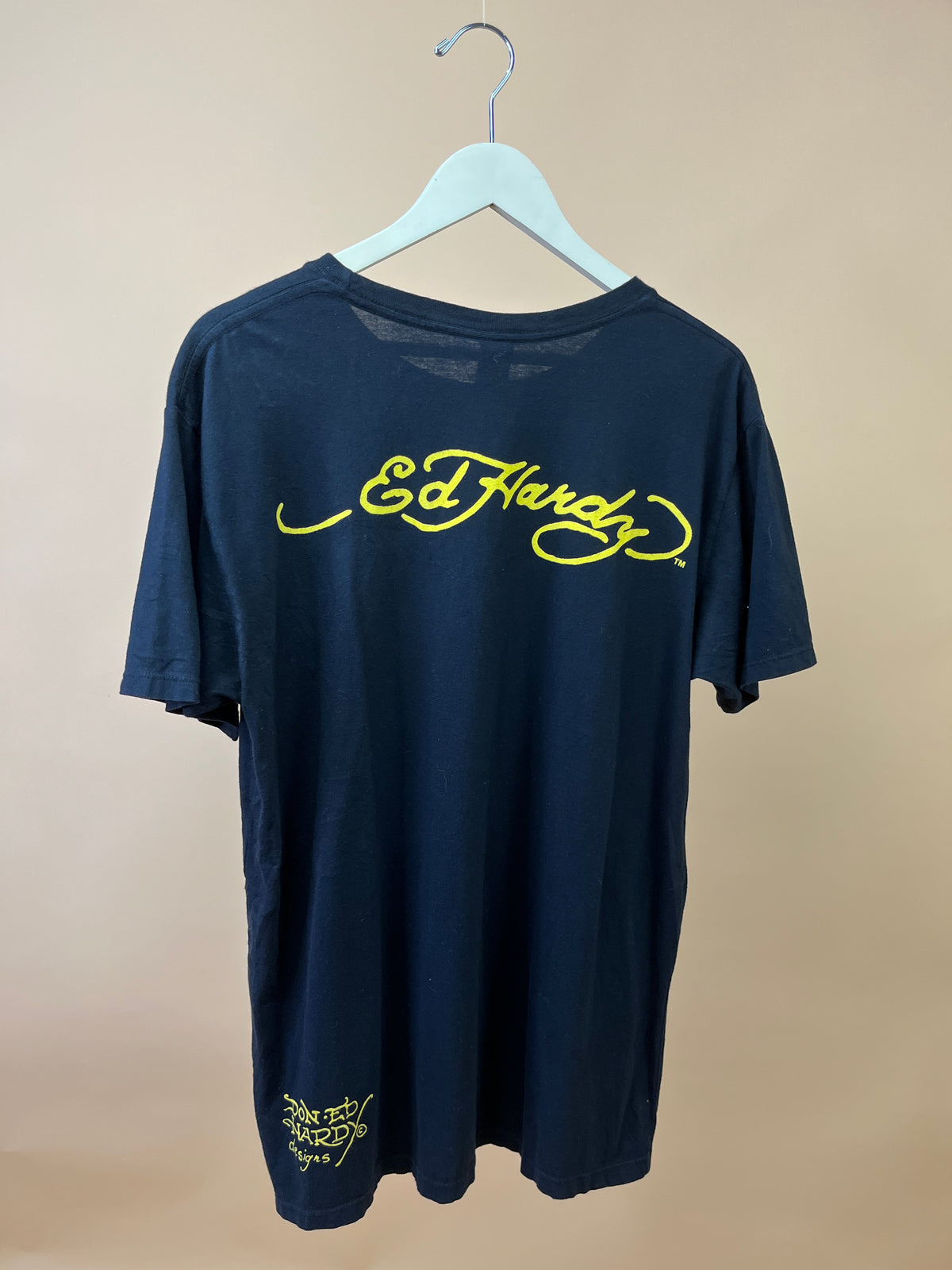 Y2K Ed Hardy Lion T-Shirt - XL