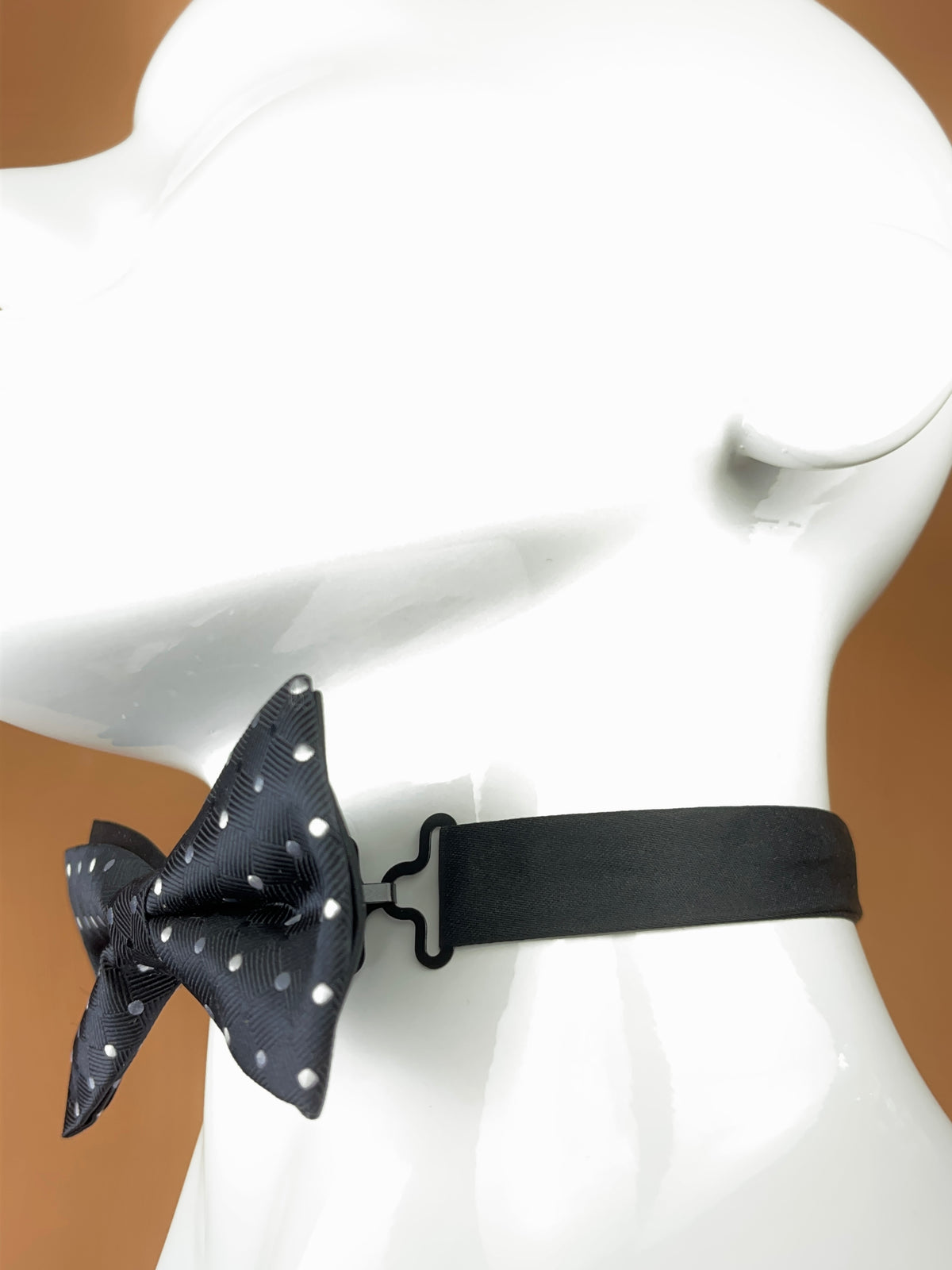 Arkive Bowtie - Black/Silver Geometric Pattern
