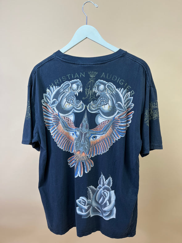 Y2K 'Christian Audigier' Graphic T-shirt