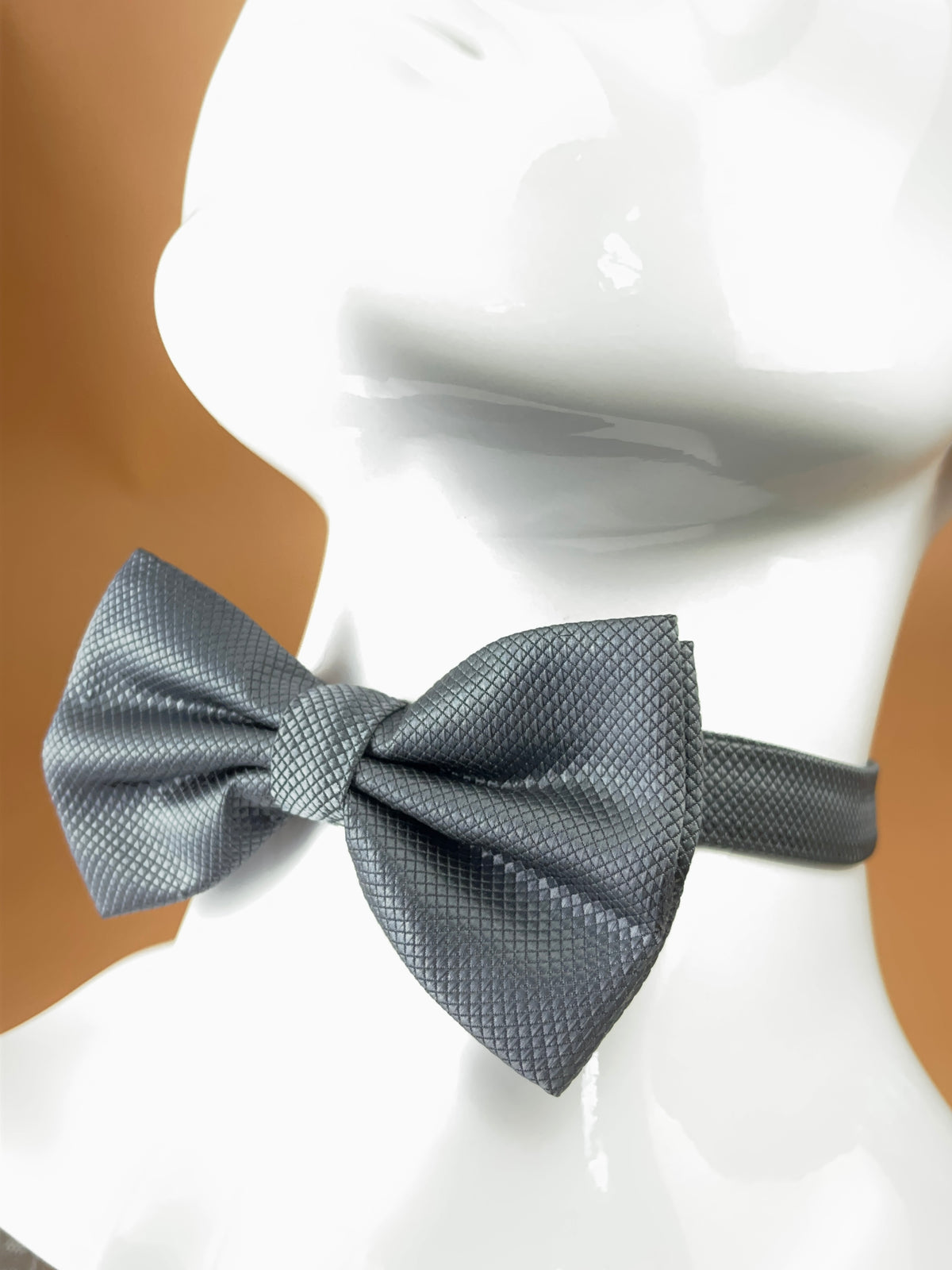 Arkive Bowties - Pewter Grey Textured Mesh