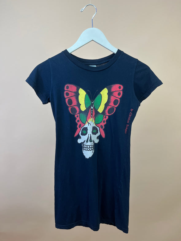 Y2K 'Christian Audigier' / Ed Hardy Graphic Skull T-shirt