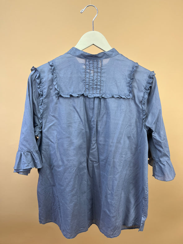 Y2K 'Juicy Couture' Soft Grey Blouse