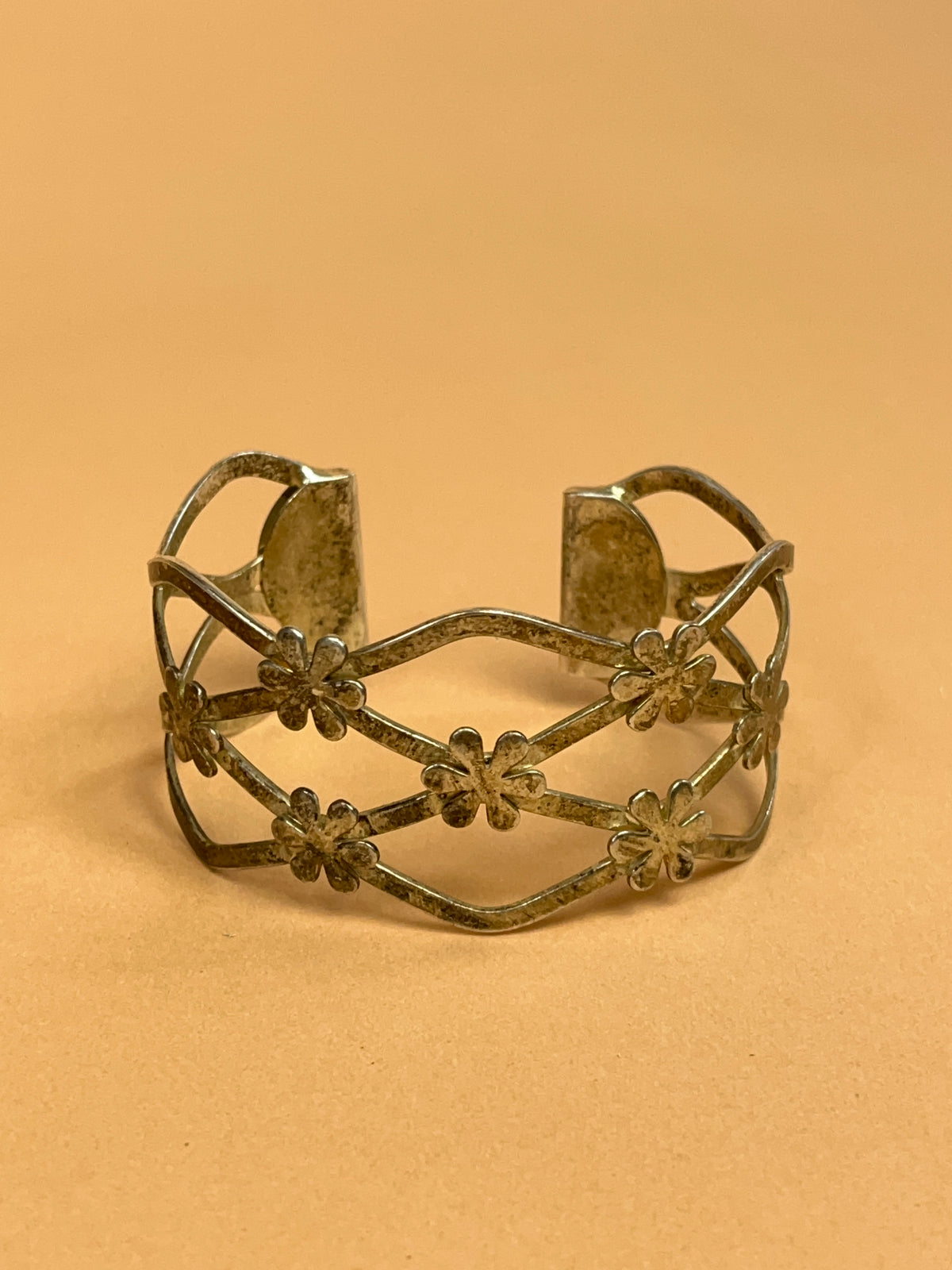 1990's Ornate Cuff Bangle Bracelet