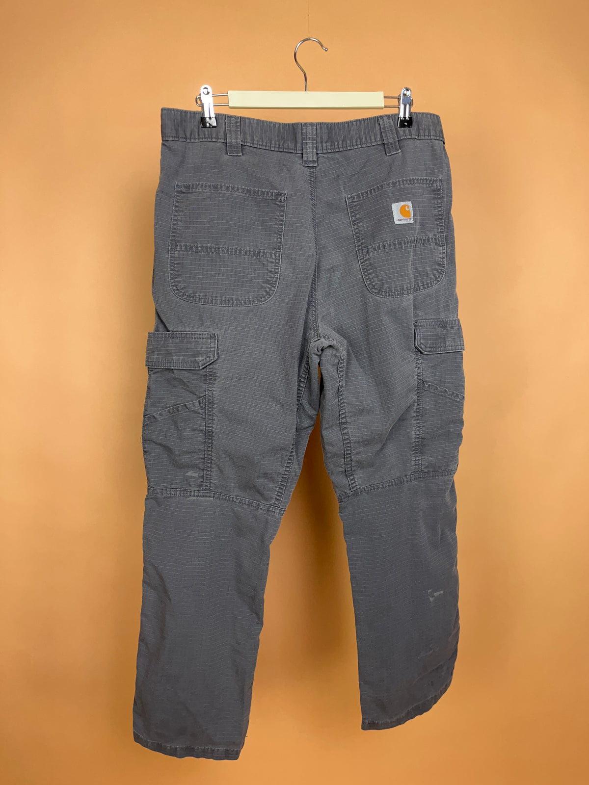 Vintage Carhartt Slate Blue Cargo Trousers - 32"