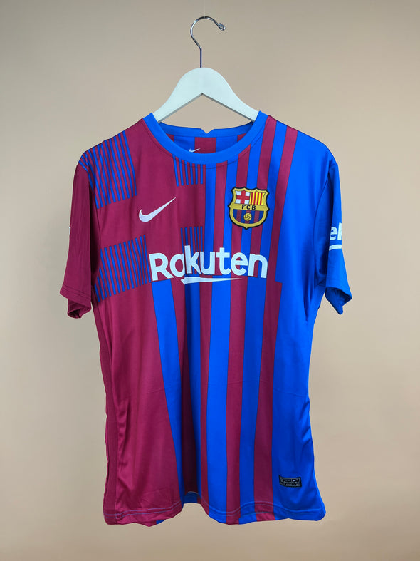 2021/22 "Barcelona" Home Football Jersey