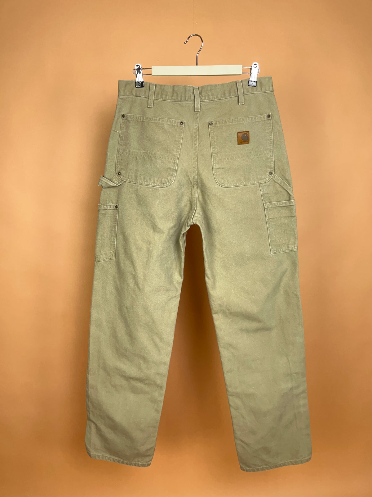Carhartt Taupe Double Knee Trousers - 32"