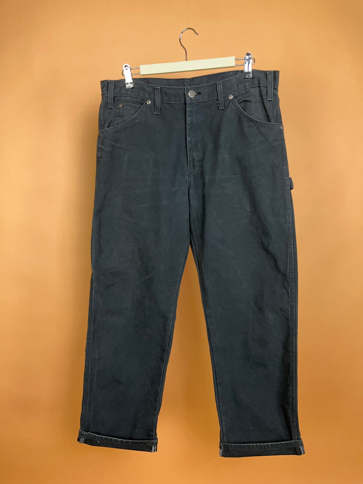 Dickies Faded Black Cargo Trousers - 35"
