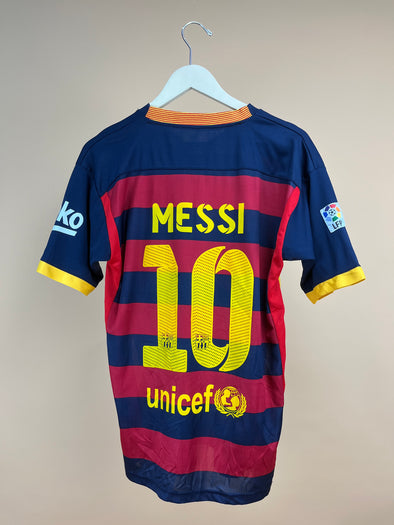2015  "Barcelona" Nike Home #10 Messi Football Jersey